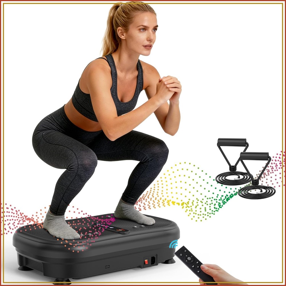 Home Gym Weight - เครื่องออกกำลังกายแบบสั่นสะเทือน AXV แพลตฟอร์มฟิตเนส สำหรับออกกำลังกายทั้งร่างกาย ช่วยลดน้ำหนัก เผาผลาญไขมัน