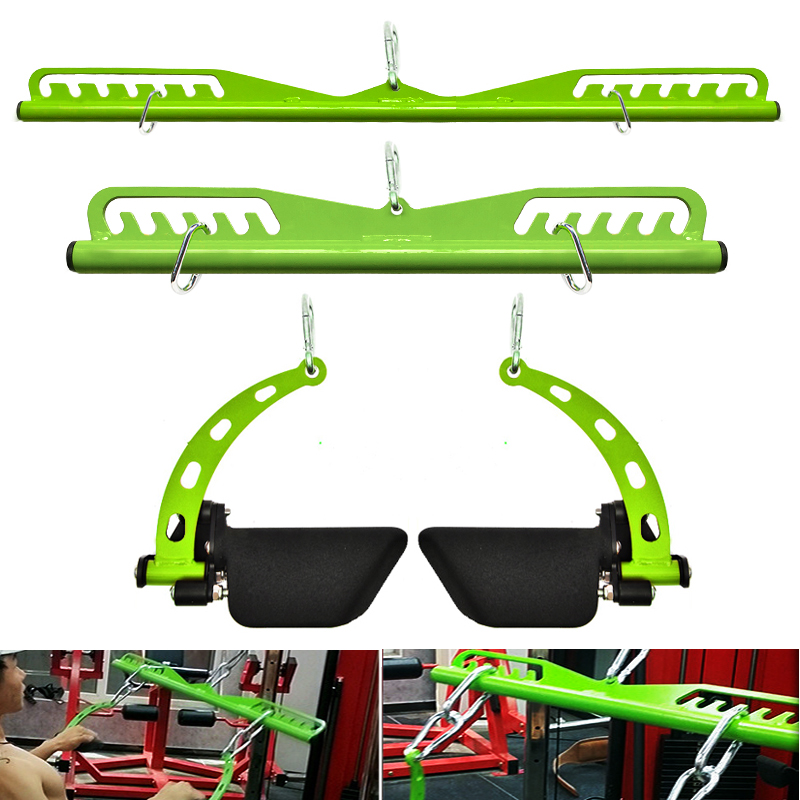 Home Gym Training Program - LAT ดึงที่จับลง, T-Bar, V-Bar, biceps, triceps,