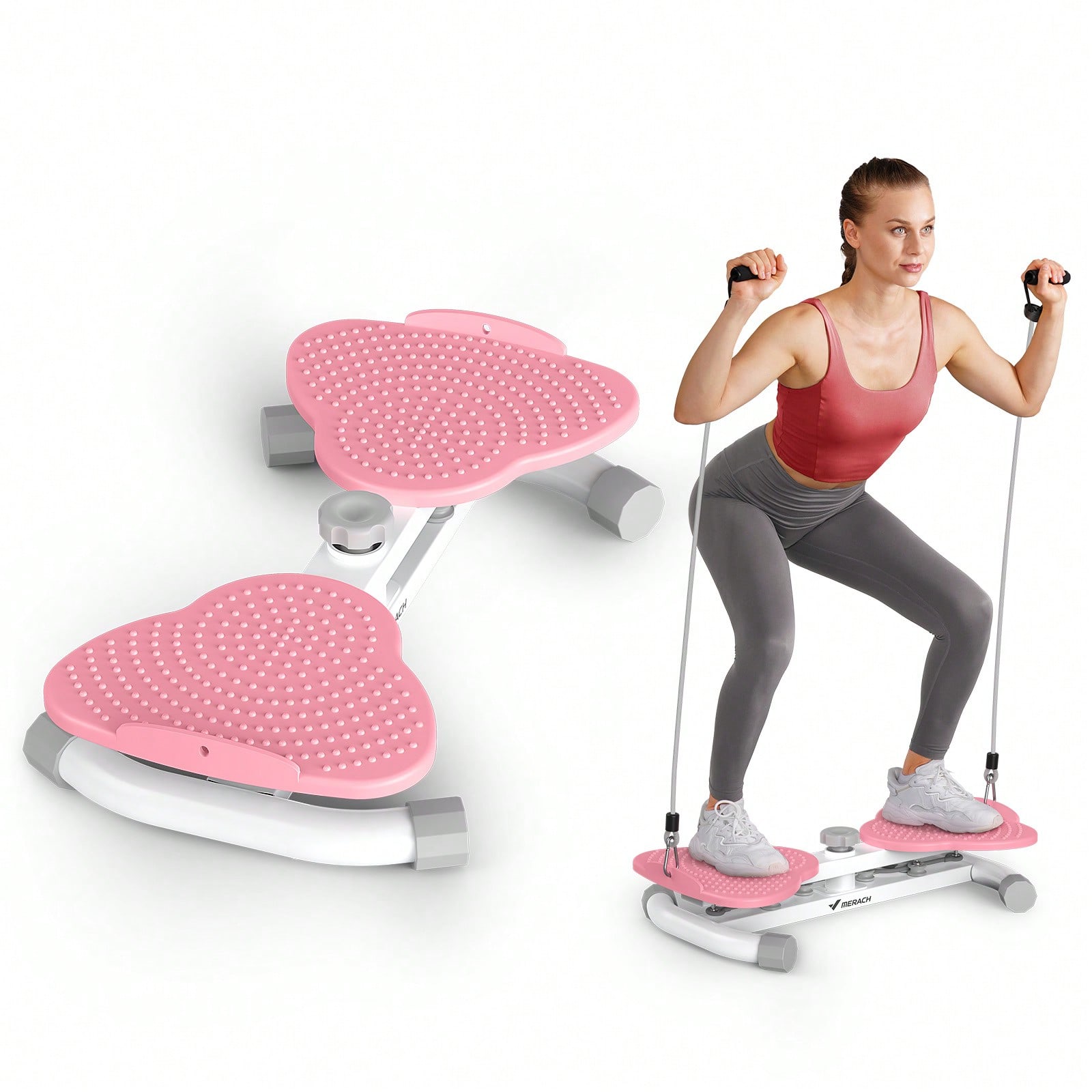 Home Gym House - เครื่องบริหารเอว MERACH, รองรับน้ำหนักได้ 300 ปอนด์ อุปกรณ์ออกกำลังกายแกนกลางลำตัวและกล้ามเนื้อหน้าท้อง
