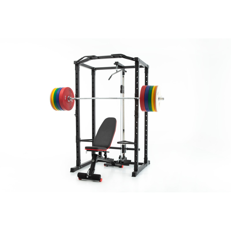 Home Gym Multifunctional - เครื่องออกกำลังกายแบบมัลติฟังก์ชั่นสำหรับใช้ในบ้าน ยูนิเซ็กซ์ พร้อมแท่นสควอท โมเดิร์น พาวเวอร์ เคจ