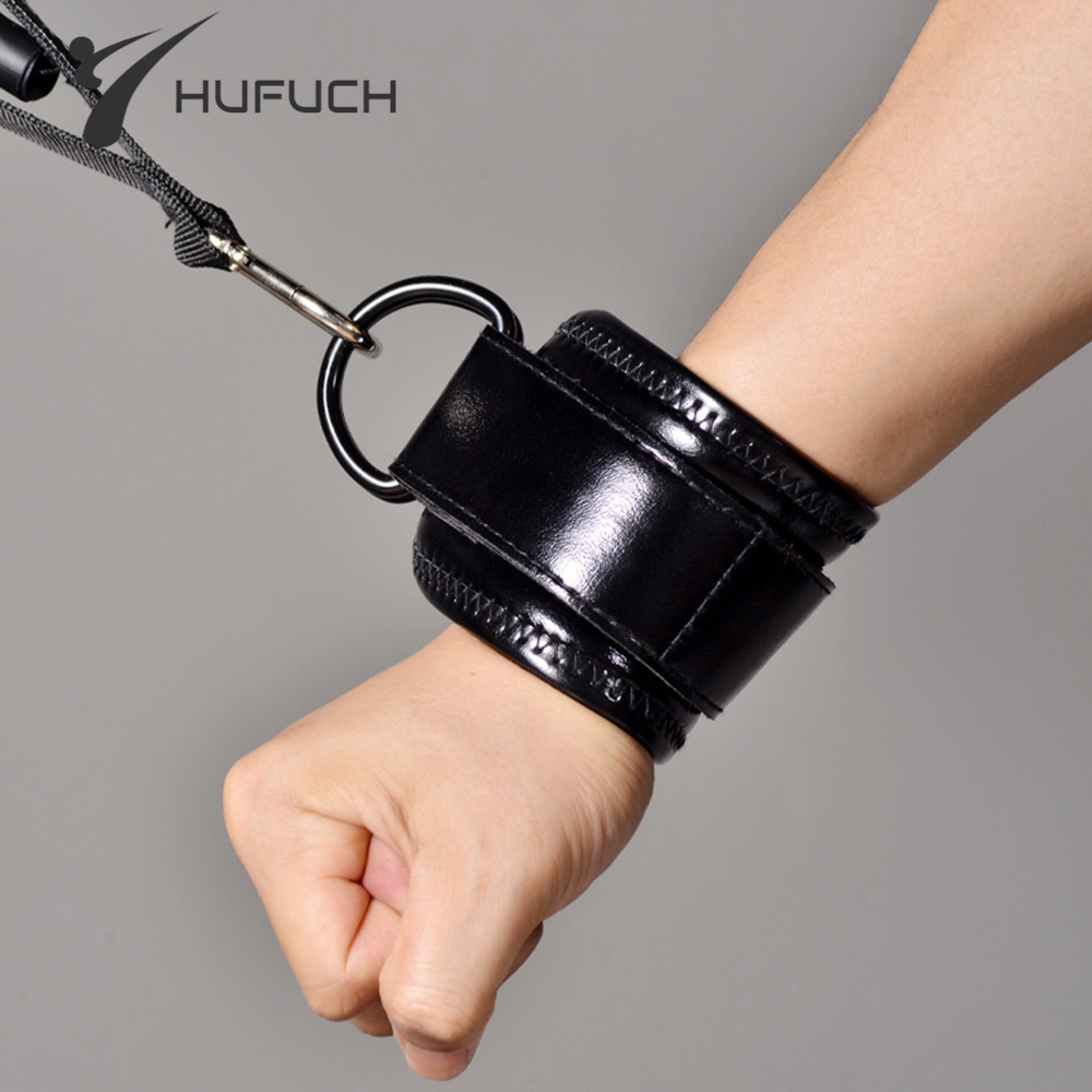 Home Gym Training Program - สายรัดข้อมือสําหรับResistance Bandออกกําลังกายฟิตเนสสายรัดข้อเท้าเท้าCuffsสายเครื่องGymอุปกรณ์ฟิตเนสหน้าแรก