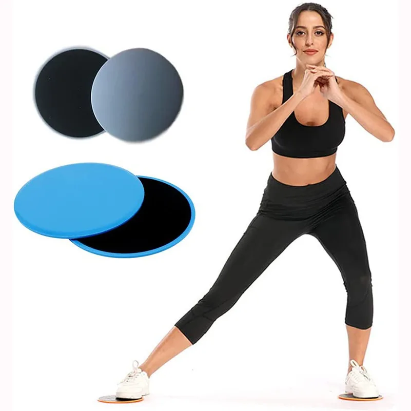 Gliding Disc Slider - แผ่นสไลเดอร์ออกกำลังกาย Fitness Core Sliders อุปกรณ์ออกกำลังกายแบบสไลด์สำหรับการออกกำลังกายทั่วร่างกาย อุปกรณ์ฝึกกล้ามเนื้อหน้าท้อง