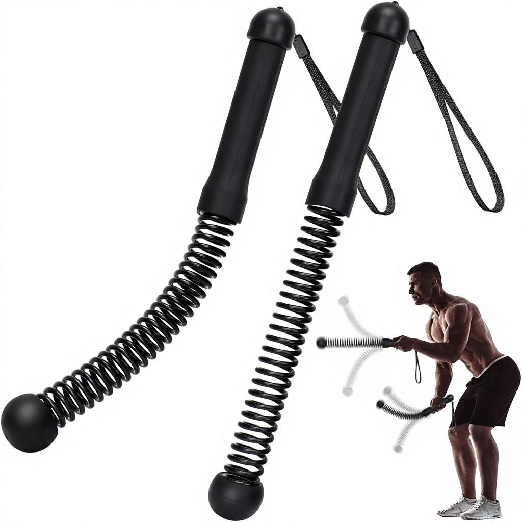 Home Gym Weight - เชือกออกกำลังกายแบบไร้สายรุ่นอัพเกรด 2 ชิ้น น้ำหนักเบา 16.9 นิ้ว