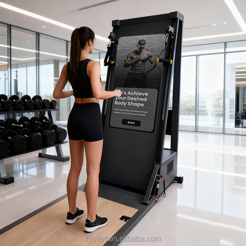 Home Gym Luxury - กระจกออกกำลังกายอัจฉริยะ Tystart Ai แบบตั้งพื้น ขนาด 32/43