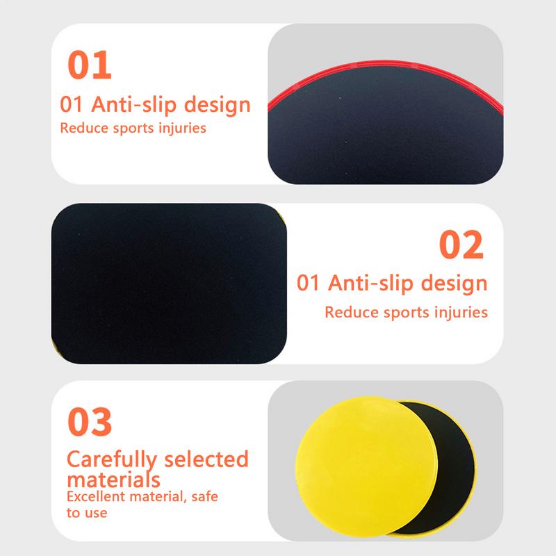 Gliding Disc Slider - Fitness Core Slider พิลาทิสออกกําลังกายแผ่นร่อน Slider Full-Body