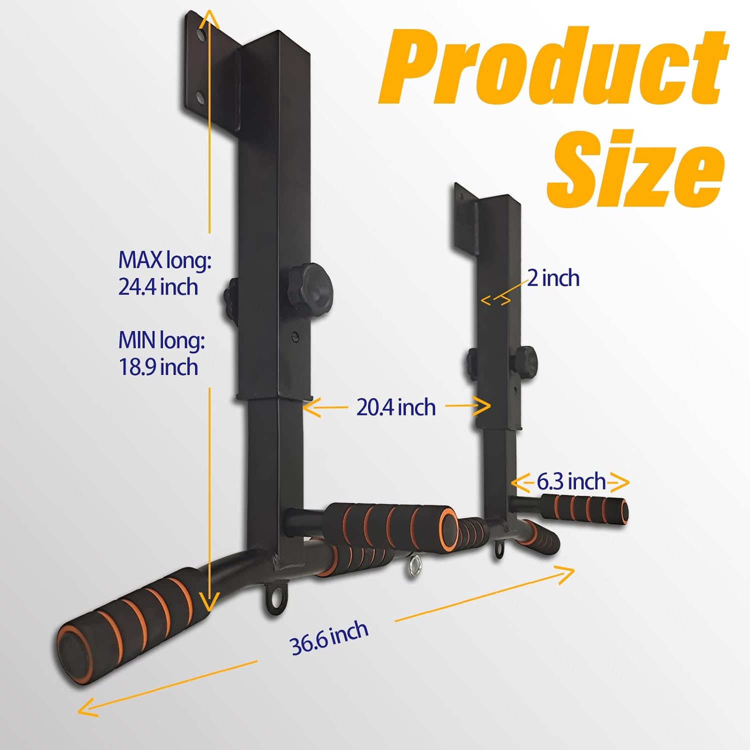 Home Gym Multifunctional - อุปกรณ์ออกกำลังกายแบบติดผนังอเนกประสงค์ บาร์โหนเหล็ก บาร์ดึงข้อ บาร์ชิปอัพ สำหรับใช้ในบ้าน