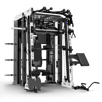 Home Gym Power Rack - เครื่องออกกำลังกายแบบมัลติฟังก์ชั่นสำหรับฝึกความแข็งแรง รุ่นใหม่ สมิธแมชชีน อุปกรณ์ยิมเชิงพาณิชย์ สายเคเบิลครอสโอเวอร์ สมิธแมชชีน