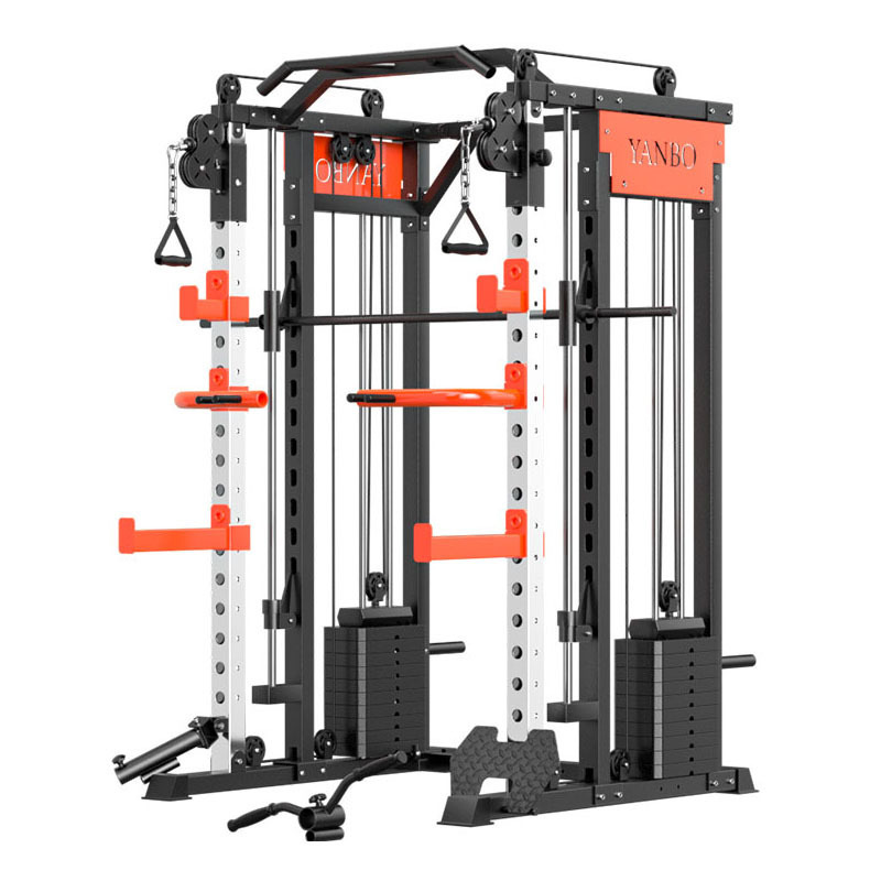 Home Gym Power Rack - เครื่องออกกำลังกายแบบมัลติฟังก์ชั่น คอมบิเนชั่นสควอทพาวเวอร์แร็ค สมิธแมชชีน สำหรับใช้ในบ้านและยิม