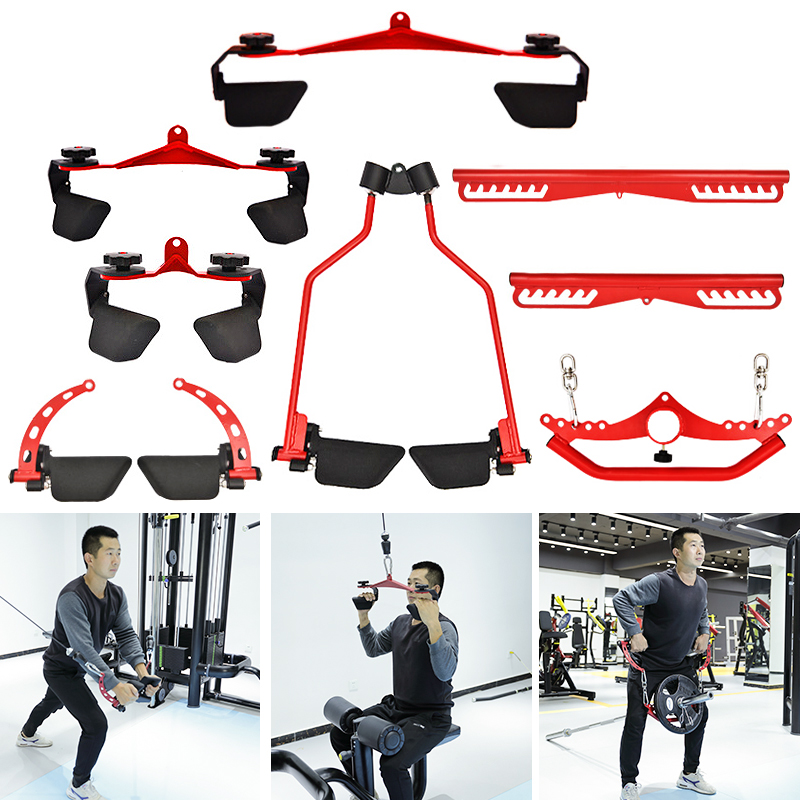 Home Gym Training Program - ปรับฟิตเนส Lat ดึงลงบาร์ GYM Pulley สายเครื่องสิ่งที่แนบมาบ้าน