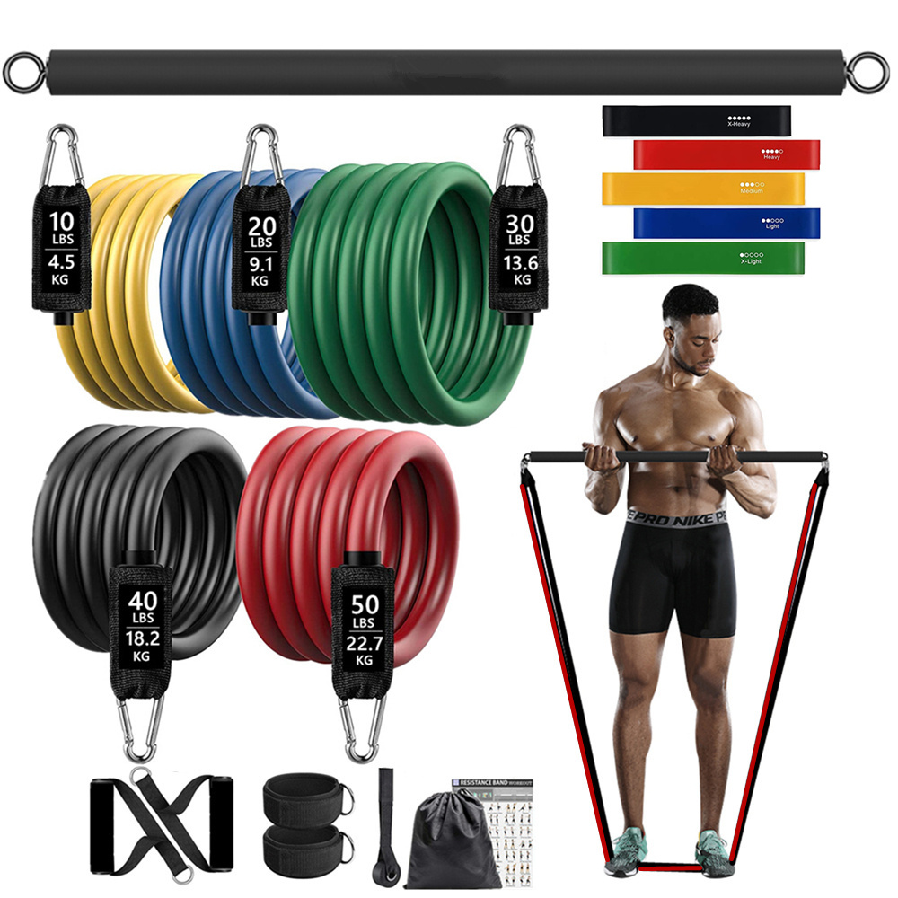Home Gym House - 150lb ฟิตเนส Booty ความต้านทานแถบยืดหยุ่นออกกําลังกายสําหรับการฝึกอบรมออกกําลังกายหน้าแรกกีฬายิม Dumbbell Harness