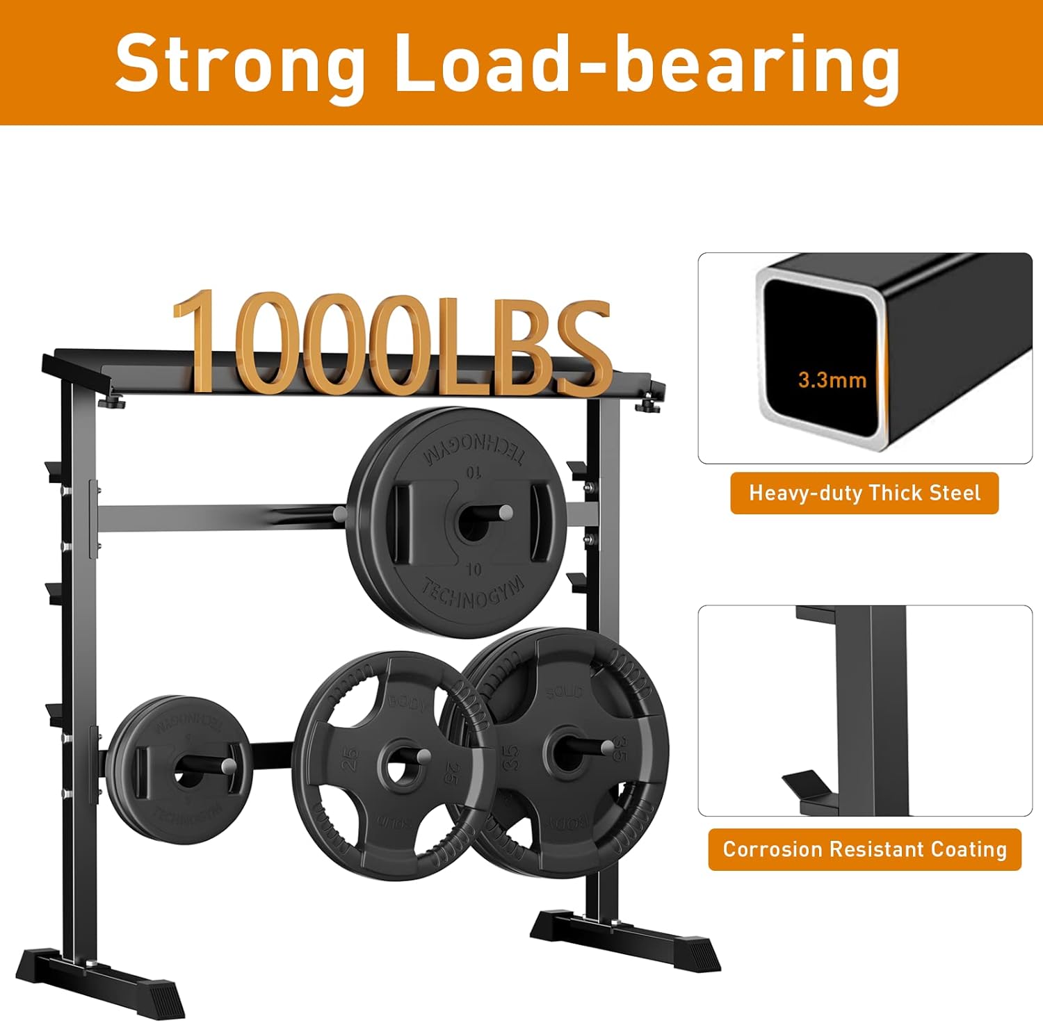 ชั้นวางเก็บน้ำหนักสำหรับฝึกควา - Home Gym Weight บทวิจารณ์และราคา