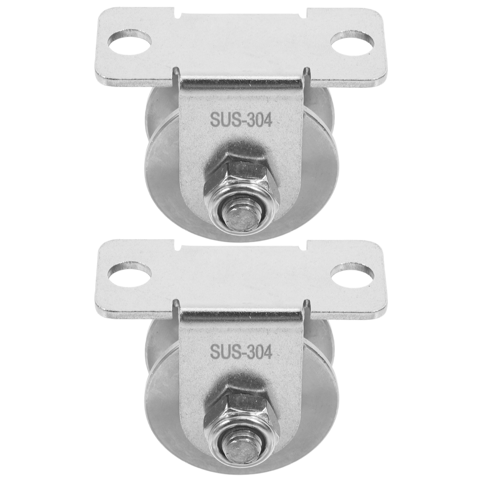 รอกสลิงสแตนเลส 2 ชิ้น แบบติดผน - Cable Pulley System บทวิจารณ์และราคา