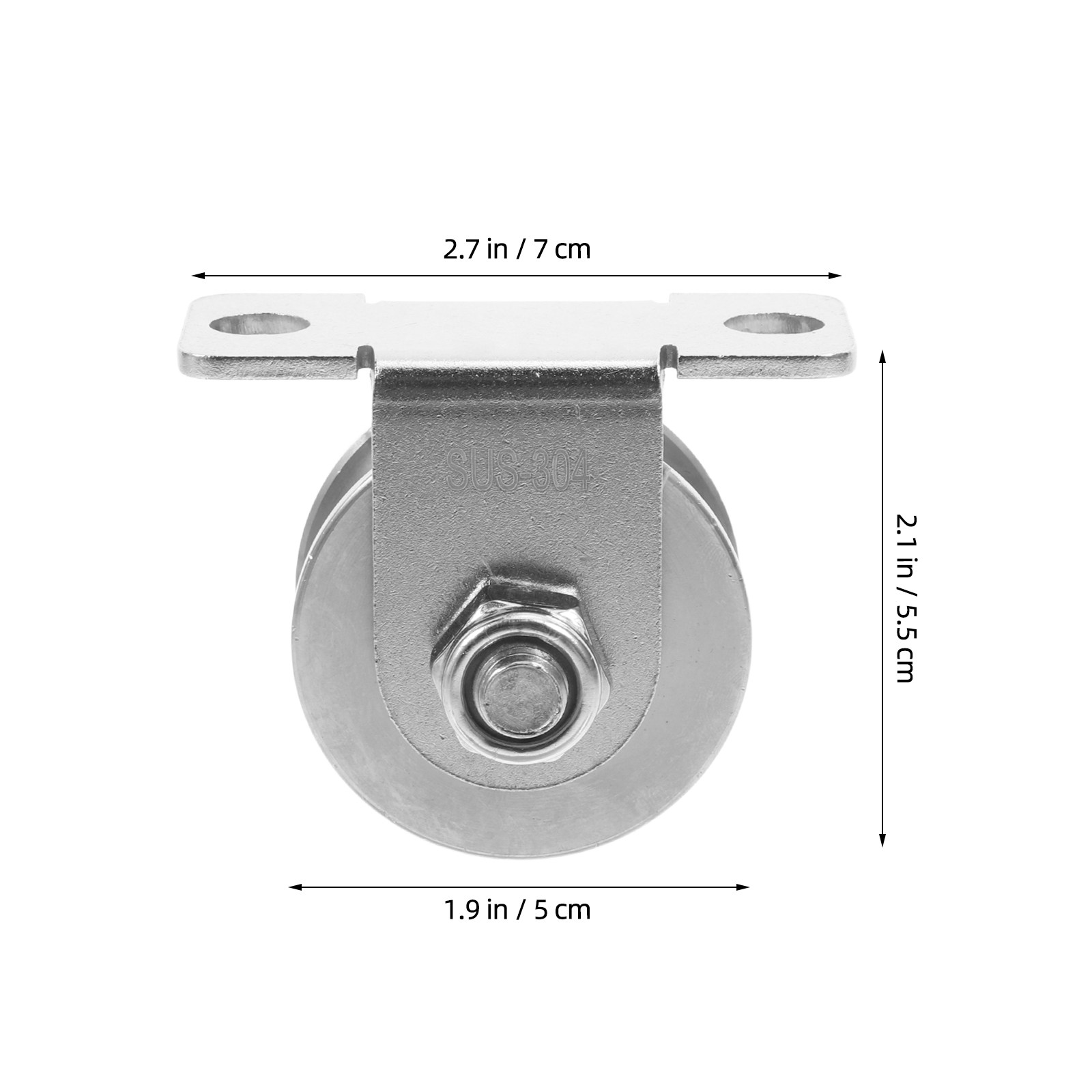 รอกสลิงสแตนเลส 2 ชิ้น แบบติดผน - Cable Pulley System บทวิจารณ์และราคา