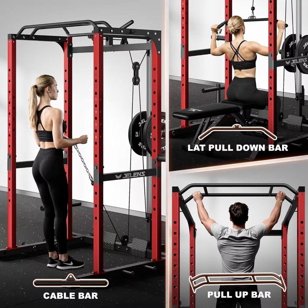 แร็คออกกำลังกายอเนกประสงค์ S21 - Home Gym Power Rack บทวิจารณ์และราคา