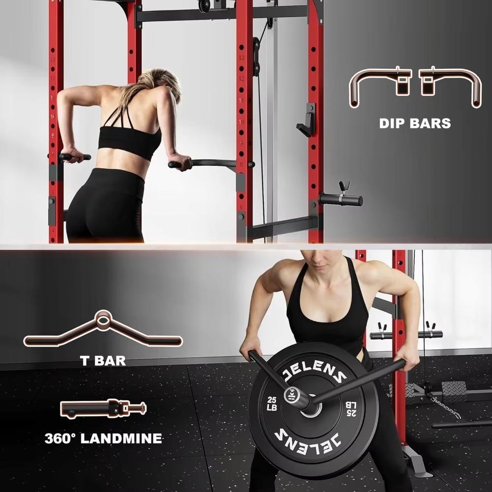 แร็คออกกำลังกายอเนกประสงค์ S21 - Home Gym Power Rack บทวิจารณ์และราคา