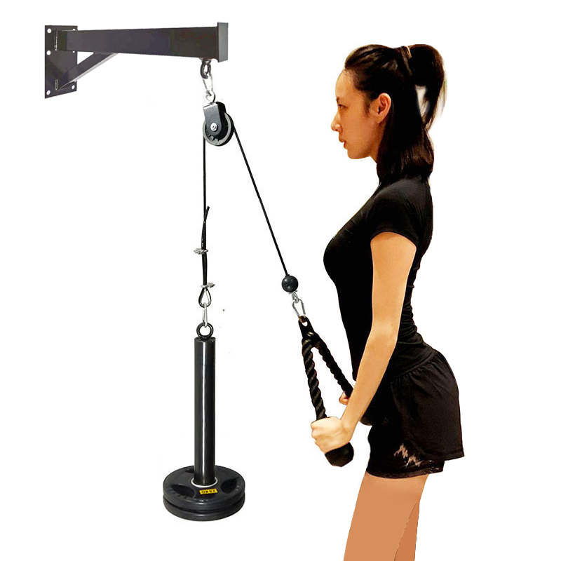 GYMติดผนังฟิตเนสDIYรอกสายเครื่ - Home Gym Cable Pulley System บทวิจารณ์และราคา