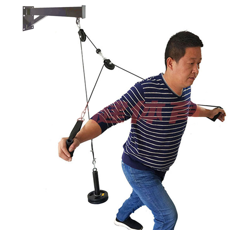 GYMติดผนังฟิตเนสDIYรอกสายเครื่ - Home Gym Cable Pulley System บทวิจารณ์และราคา