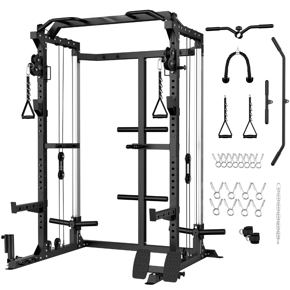 แร็คยกน้ำหนักอเนกประสงค์พร้อมร - Home Gym Cable Pulley System บทวิจารณ์และราคา