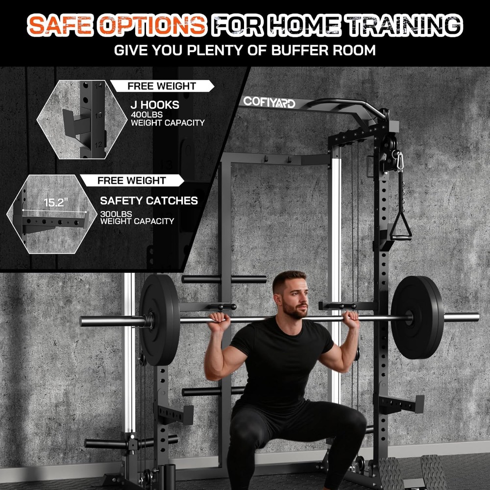 แร็คยกน้ำหนักอเนกประสงค์พร้อมร - Home Gym Cable Pulley System บทวิจารณ์และราคา