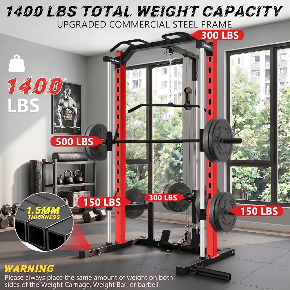 เครื่องสมิธแมชชีนออลอินวันพร้อ - Home Gym Lat Pulldown Machine บทวิจารณ์และราคา