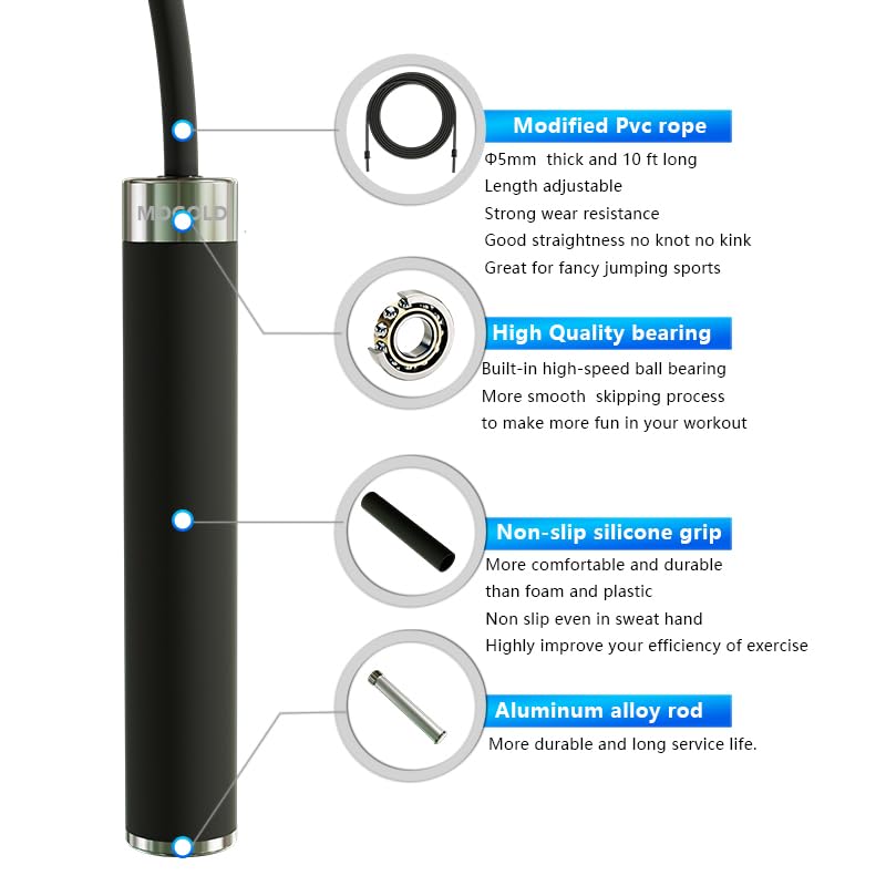 เชือกกระโดดชกมวยกีฬาออกกําลังก - Jump Rope Bearing บทวิจารณ์และราคา