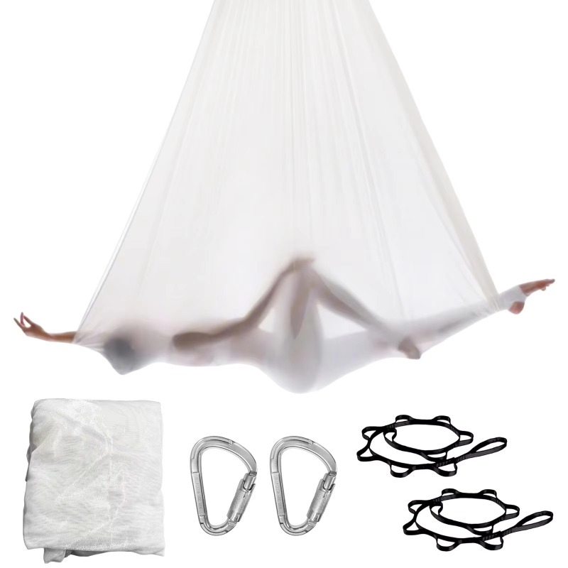 เปลญวนโยคะแบบแขวนลอยสีม่วง ชิง - Yoga Trapeze Swing บทวิจารณ์และราคา