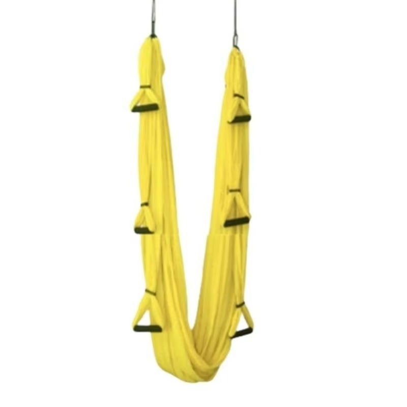 เปลญวนโยคะแบบแขวนลอยสีม่วง ชิง - Yoga Trapeze Swing บทวิจารณ์และราคา
