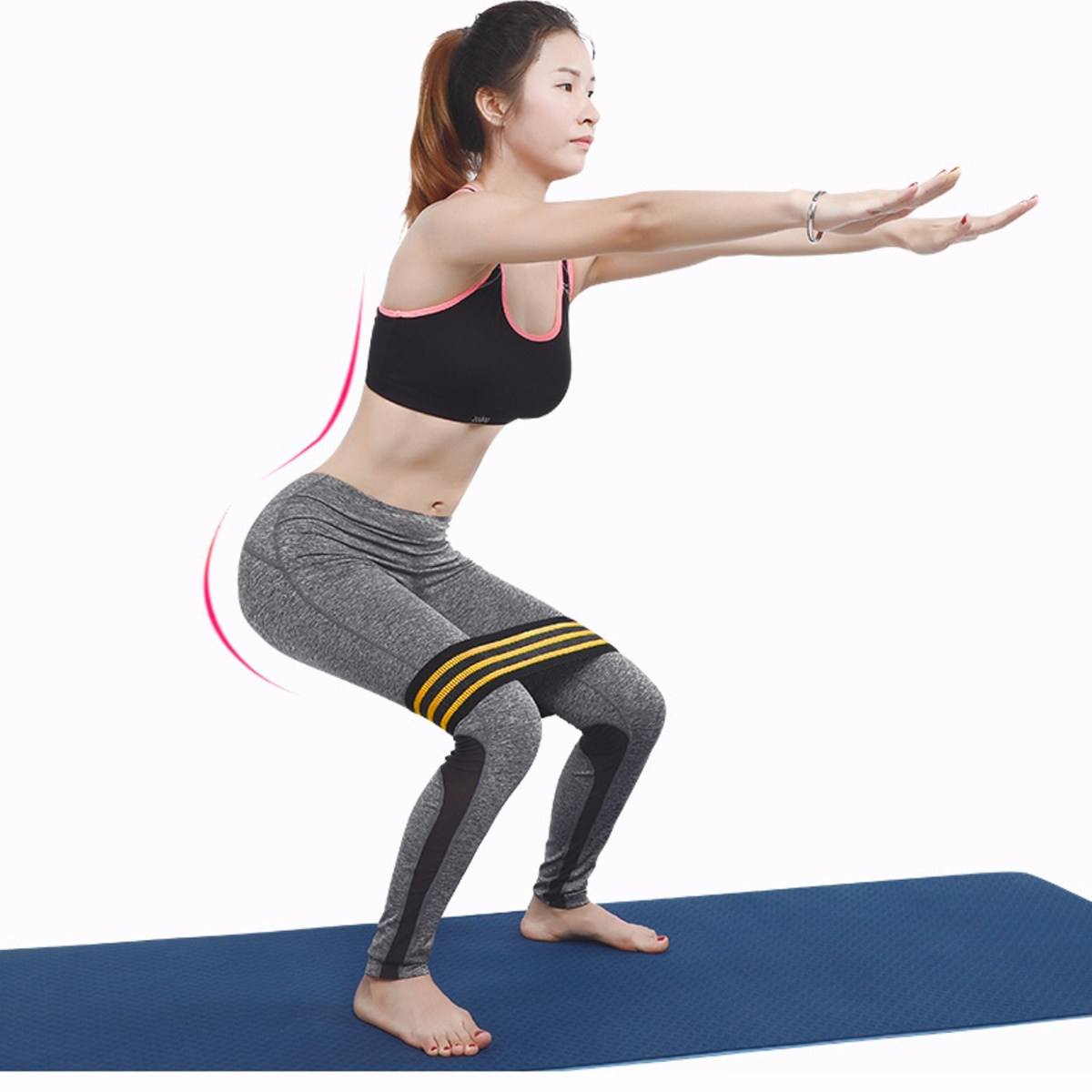 สายรัดสะโพกแบบมืออาชีพสำหรับบร - Home Gym Yellow บทวิจารณ์และราคา