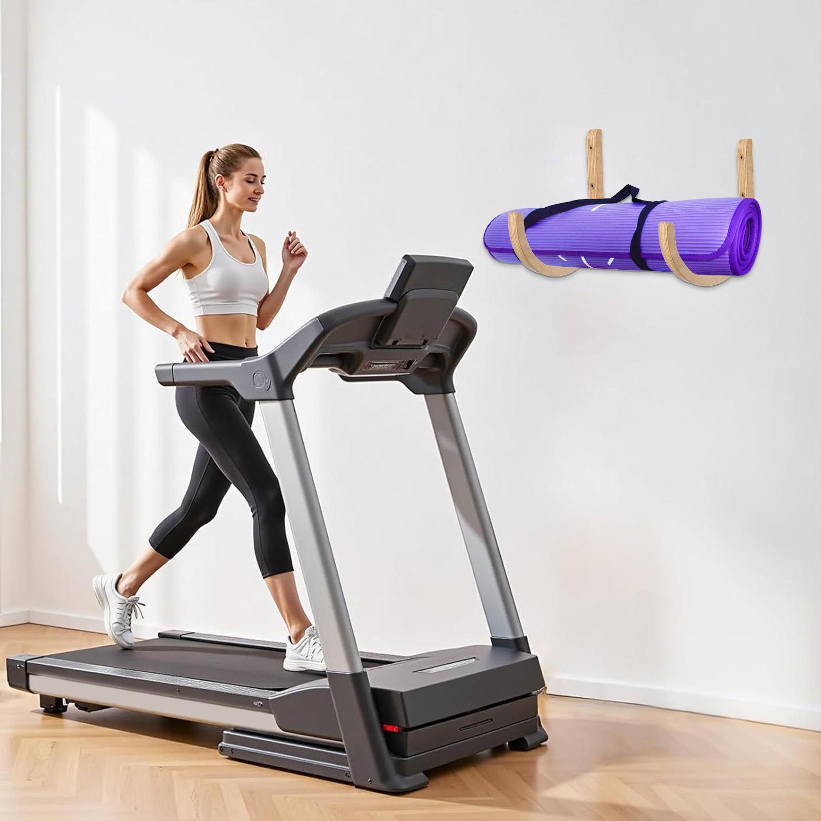 ที่เก็บเสื่อโยคะ 2 ชิ้น ทำจากไ - Home Gym Yoga Mat Storage บทวิจารณ์และราคา