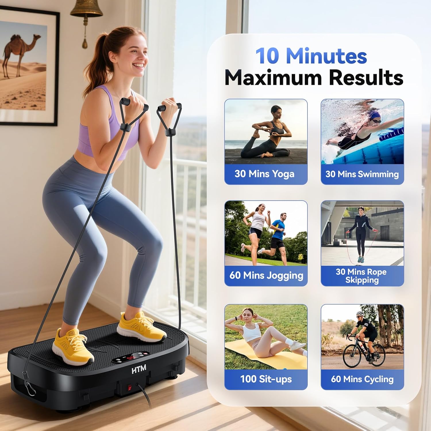 แผ่นสั่นสะเทือนสำหรับออกกำลังก - Home Gym Training Program บทวิจารณ์และราคา