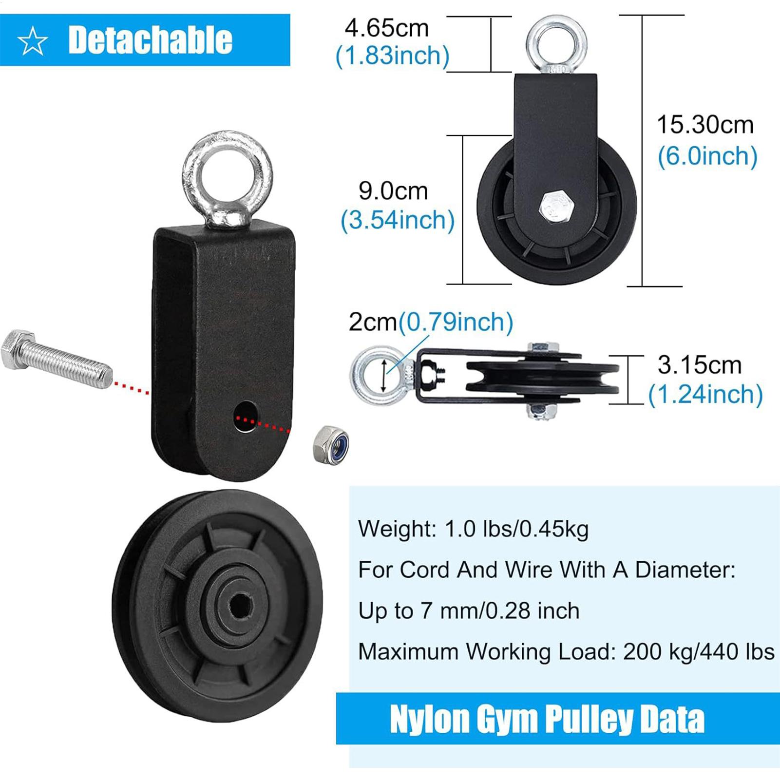 ลูกรอกเหล็กสำหรับออกกำลังกาย ร - Home Gym Cable Pulley System บทวิจารณ์และราคา