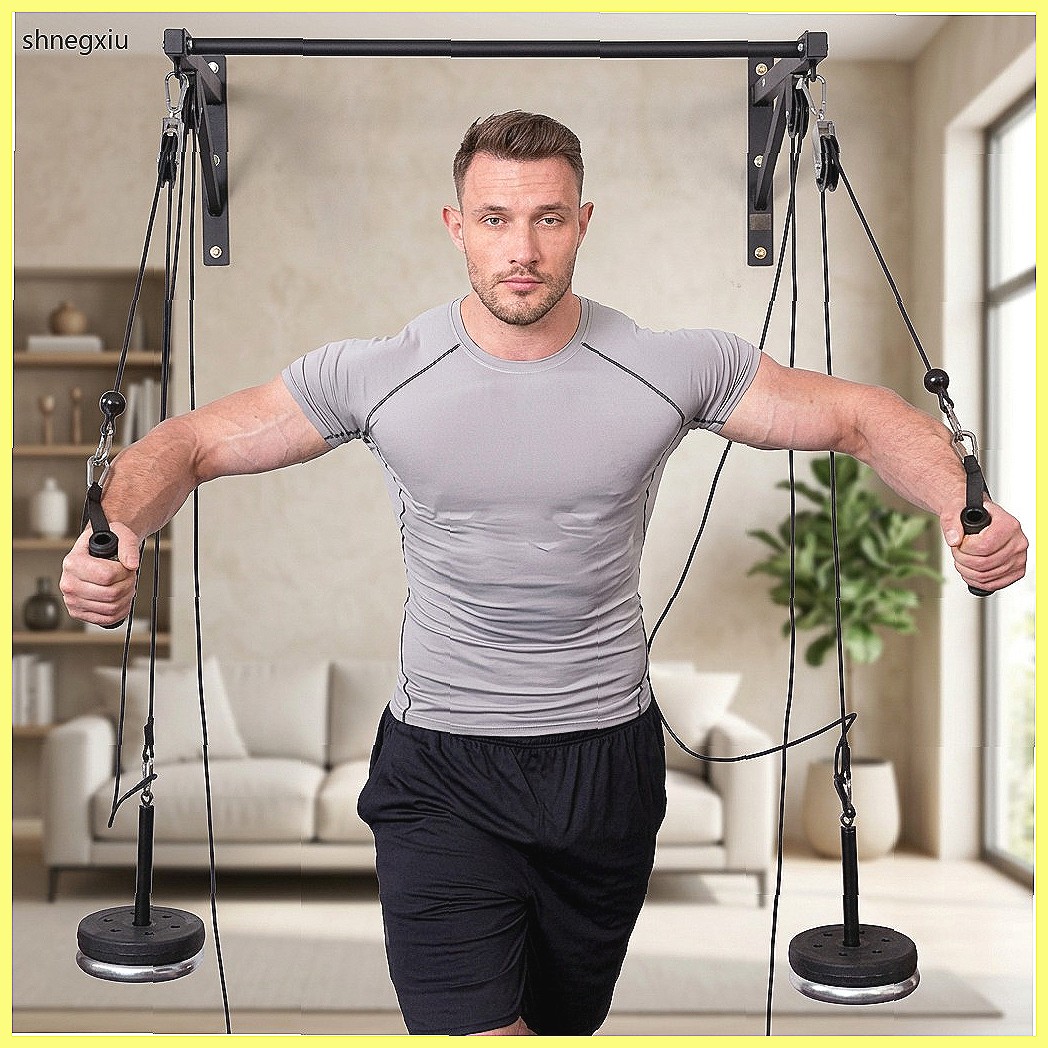 ระบบรอกออกกำลังกายแบบติดผนัง D - Home Gym Cable Pulley System บทวิจารณ์และราคา