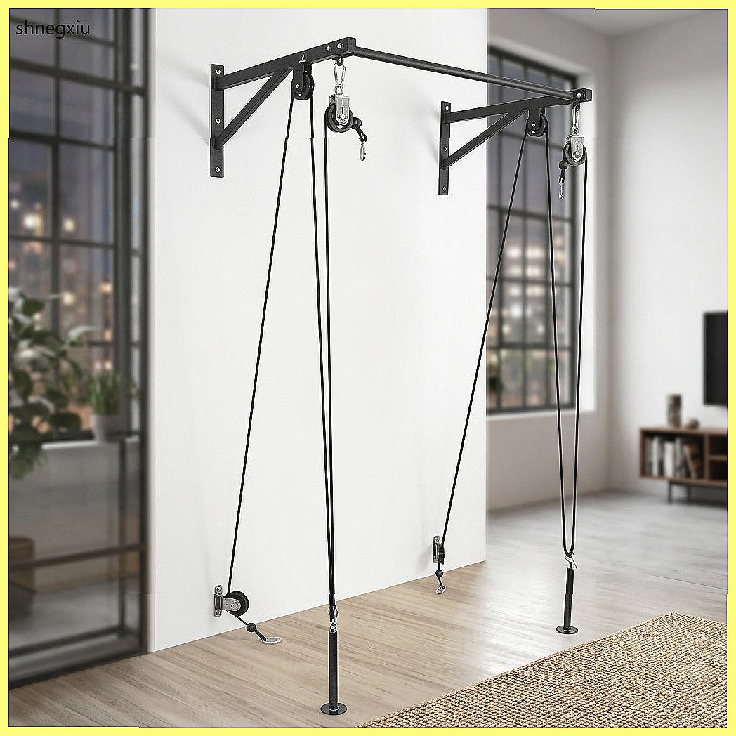 ระบบรอกออกกำลังกายแบบติดผนัง D - Home Gym Cable Pulley System บทวิจารณ์และราคา