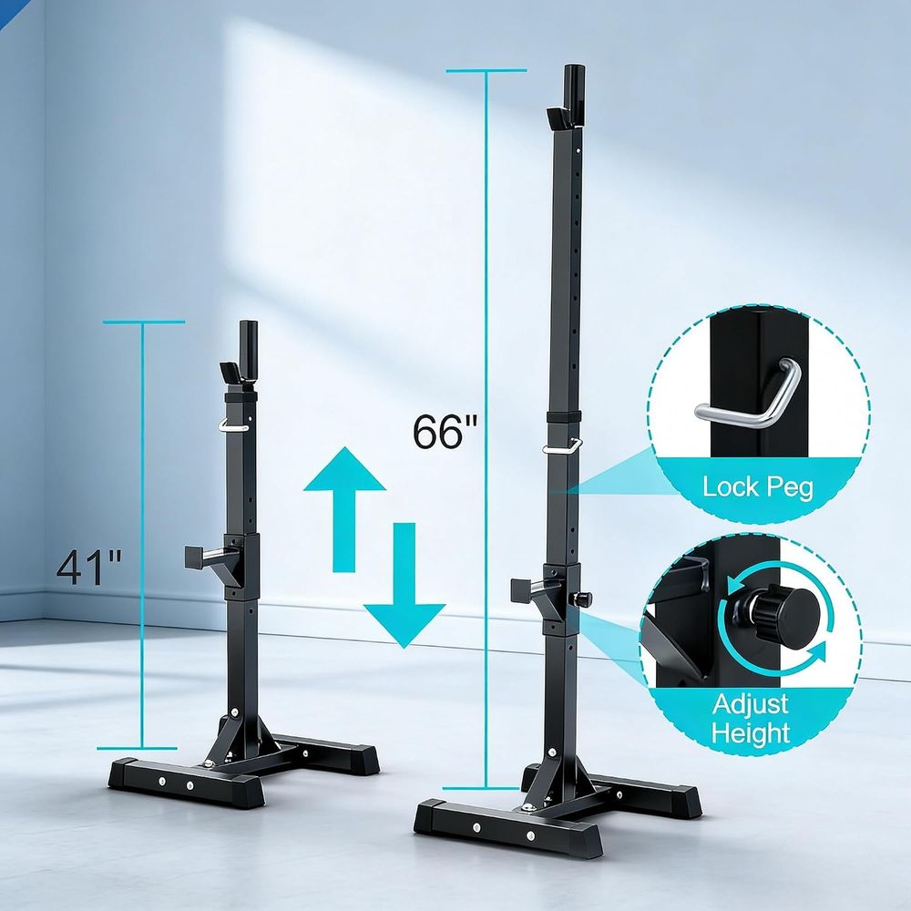 แท่นวางสควอทสำหรับเบนช์เพรสแบบ - Home Gym Weight บทวิจารณ์และราคา