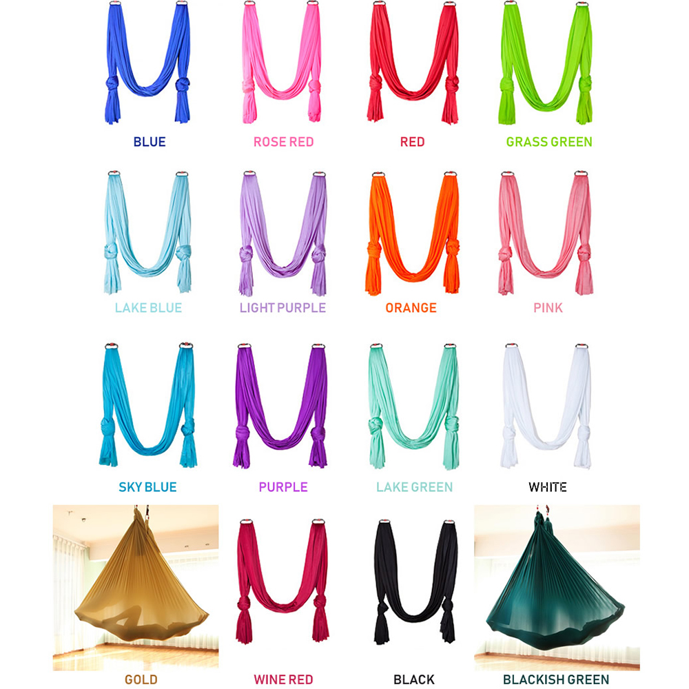 5*2.8M ฟิตเนสโยคะยืดผ้าไหม Ant - Yoga Trapeze Swing บทวิจารณ์และราคา