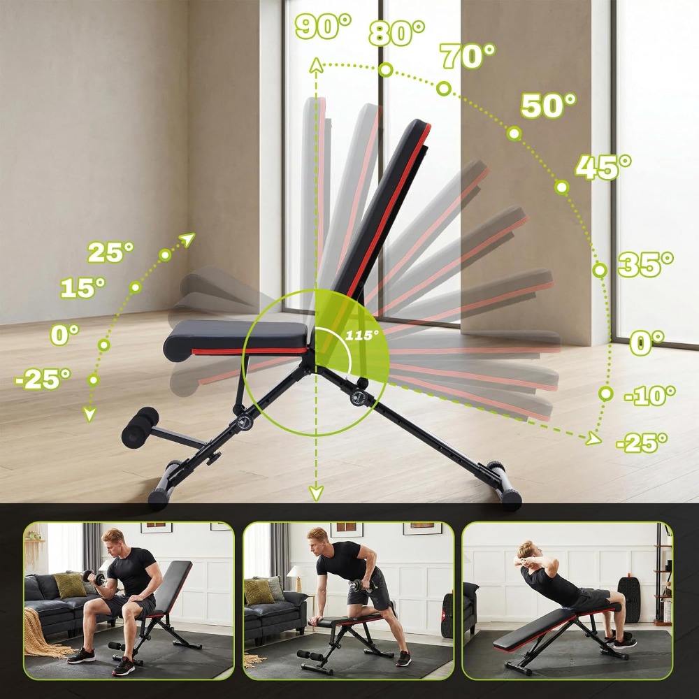 ม้านั่งปรับน้ำหนักได้สำหรับการ - Home Gym Weight บทวิจารณ์และราคา