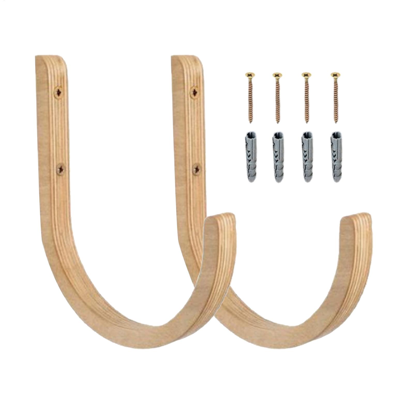 ที่วางเสื่อโยคะ 2 ชิ้น ทำจากไม - Home Gym Yoga Mat Storage บทวิจารณ์และราคา
