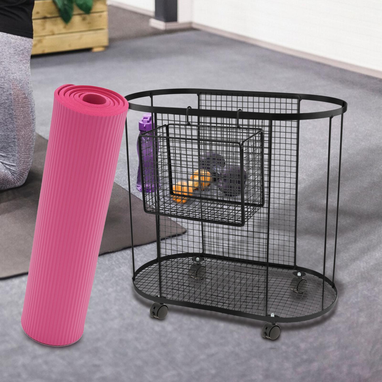 ชั้นวางอุปกรณ์ออกกำลังกายโลหะแ - Home Gym Yoga Mat Storage บทวิจารณ์และราคา
