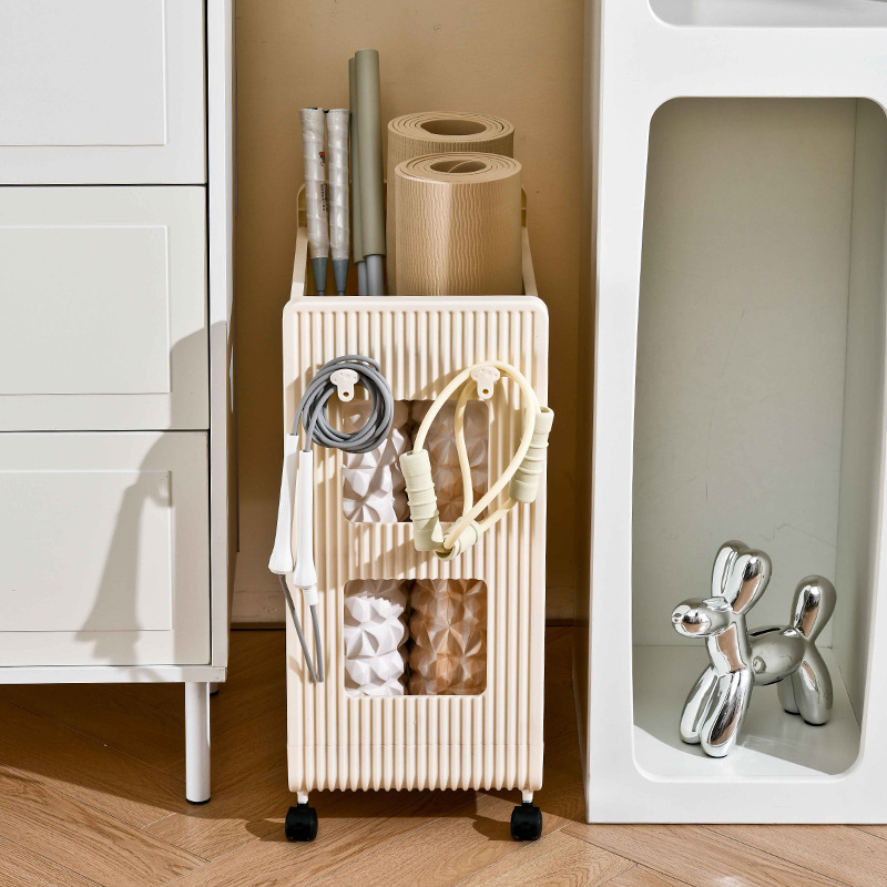 ที่วางเสื่อโยคะรถเข็นเคลื่อนย้ - Home Gym Yoga Mat Storage บทวิจารณ์และราคา
