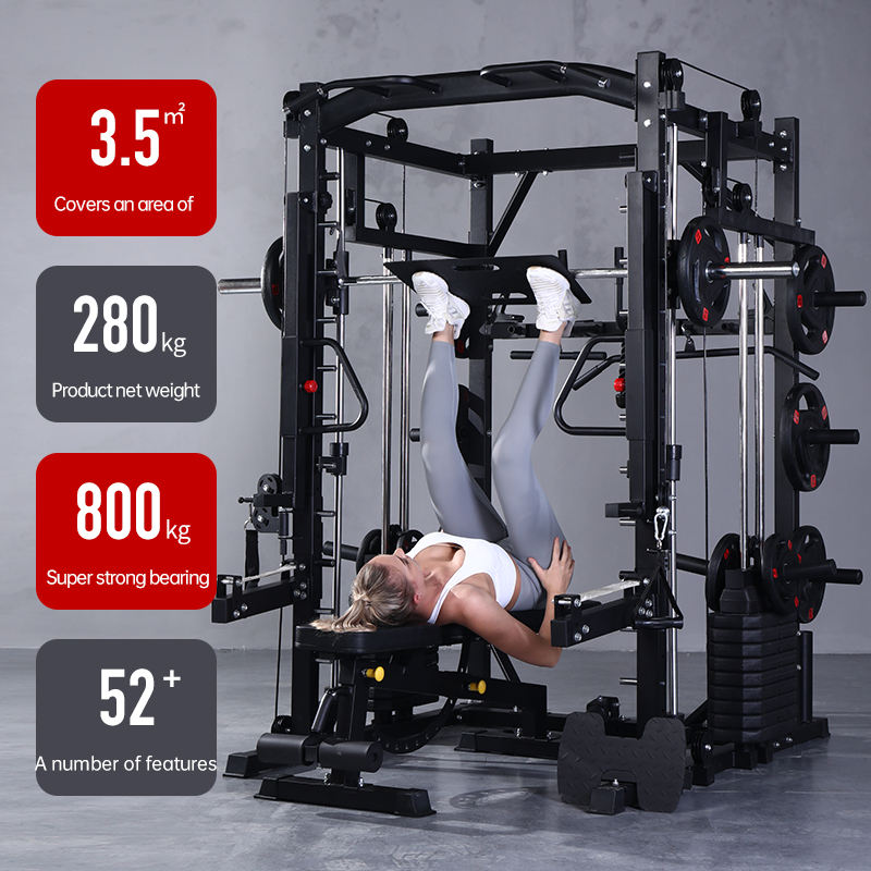 สมิธแมชชีน แร็คออกกำลังกายแบบค - Home Gym Power Rack บทวิจารณ์และราคา