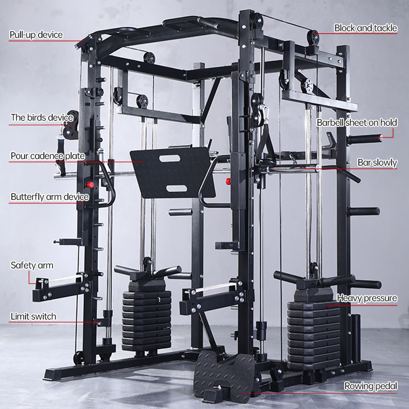 สมิธแมชชีน แร็คออกกำลังกายแบบค - Home Gym Power Rack บทวิจารณ์และราคา