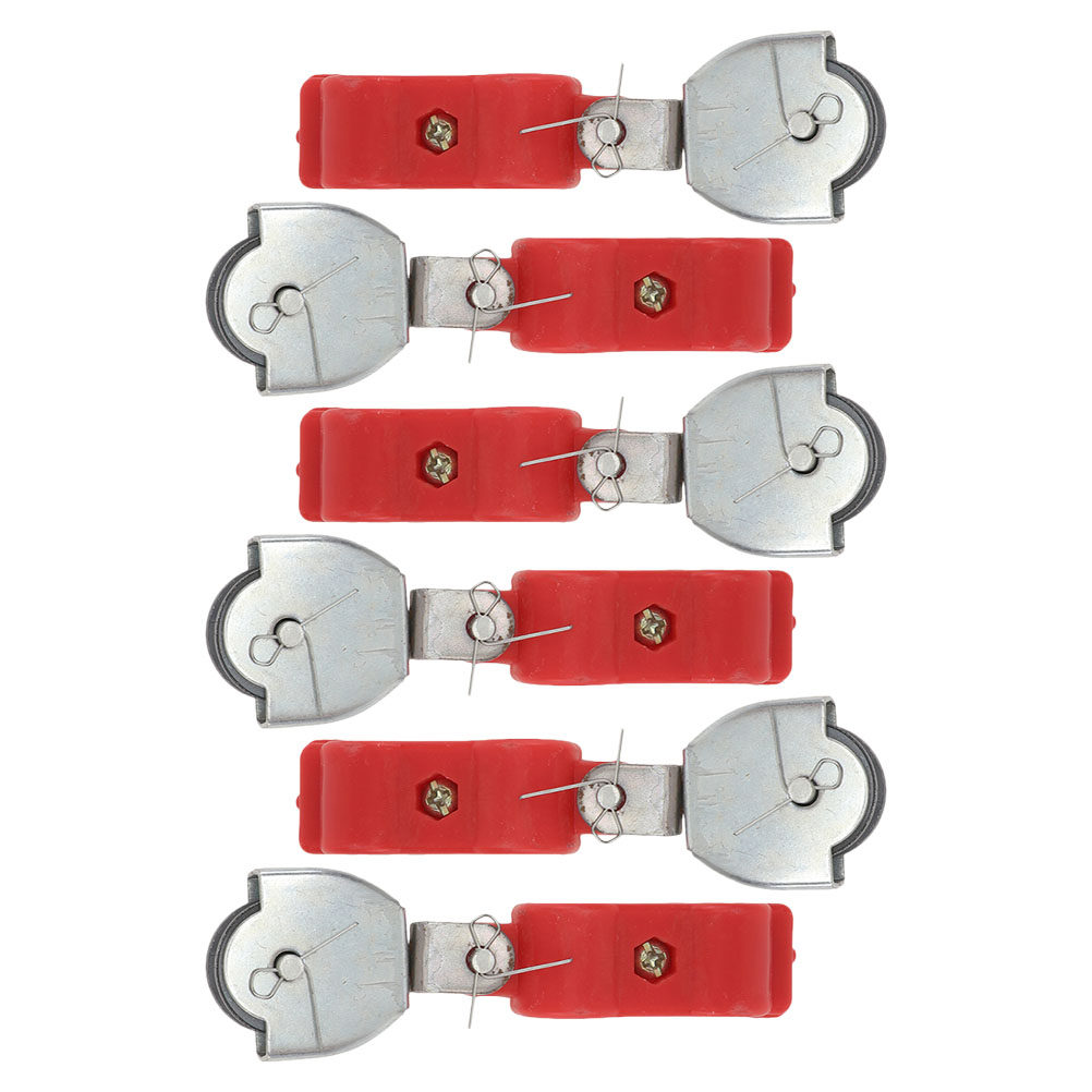 รอกสายเคเบิล 6 ชิ้น พร้อมลวดสล - Cable Pulley System บทวิจารณ์และราคา