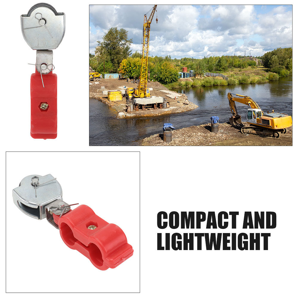 รอกสายเคเบิล 6 ชิ้น พร้อมลวดสล - Cable Pulley System บทวิจารณ์และราคา