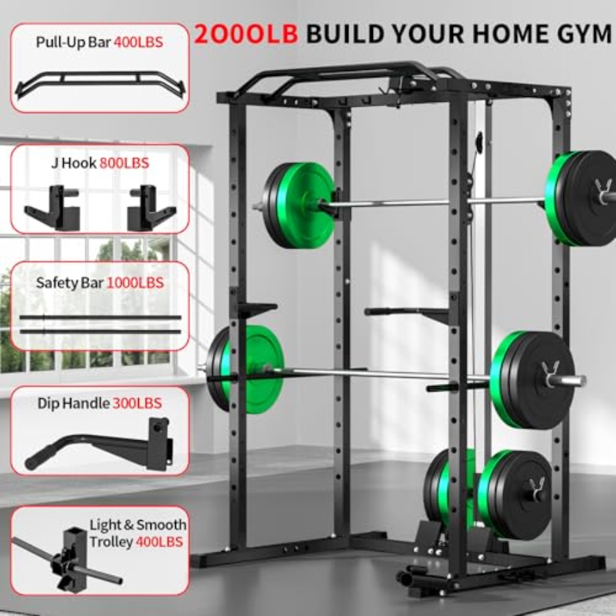 แร็คออกกำลังกายแบบมัลติฟังก์ชั - Home Gym Multifunctional บทวิจารณ์และราคา