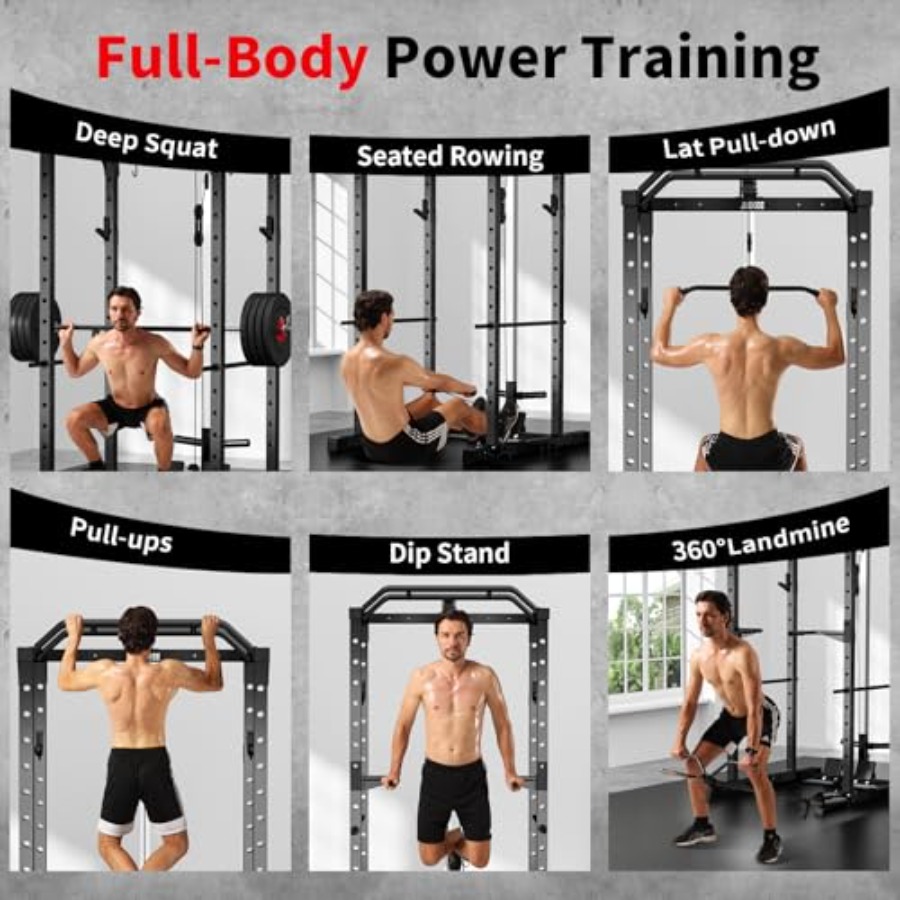แร็คออกกำลังกายแบบมัลติฟังก์ชั - Home Gym Multifunctional บทวิจารณ์และราคา
