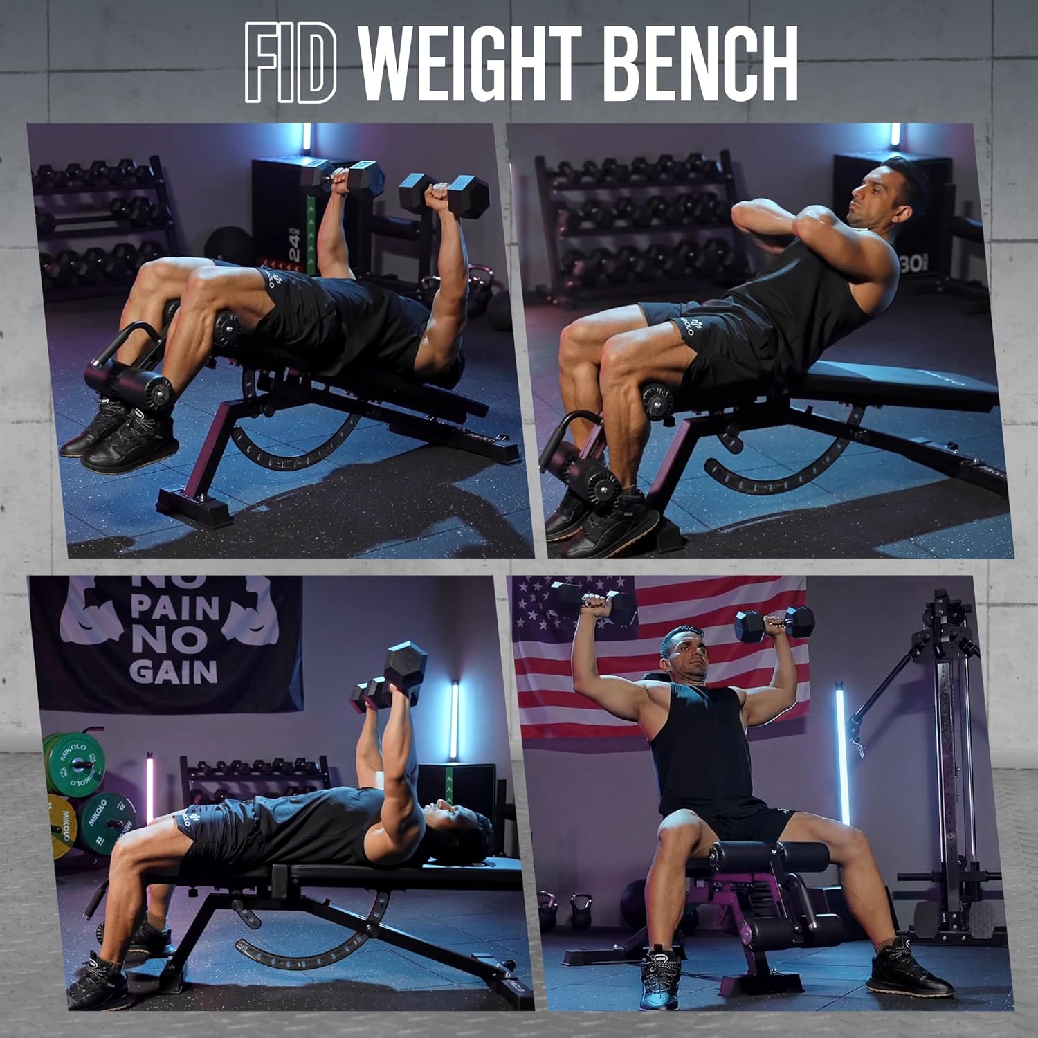 ม้านั่งยกน้ำหนักสำหรับยิมที่บ้ - Home Gym Weight บทวิจารณ์และราคา