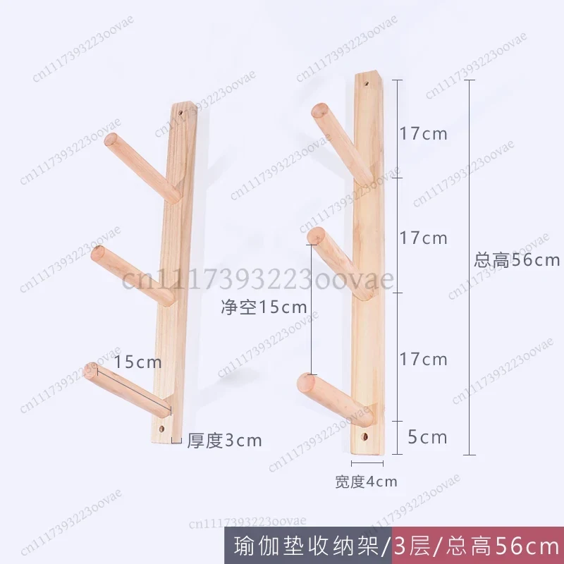 ชั้นวางติดผนังไม้สำหรับเก็บม้ว - Home Gym Yoga Mat Storage บทวิจารณ์และราคา