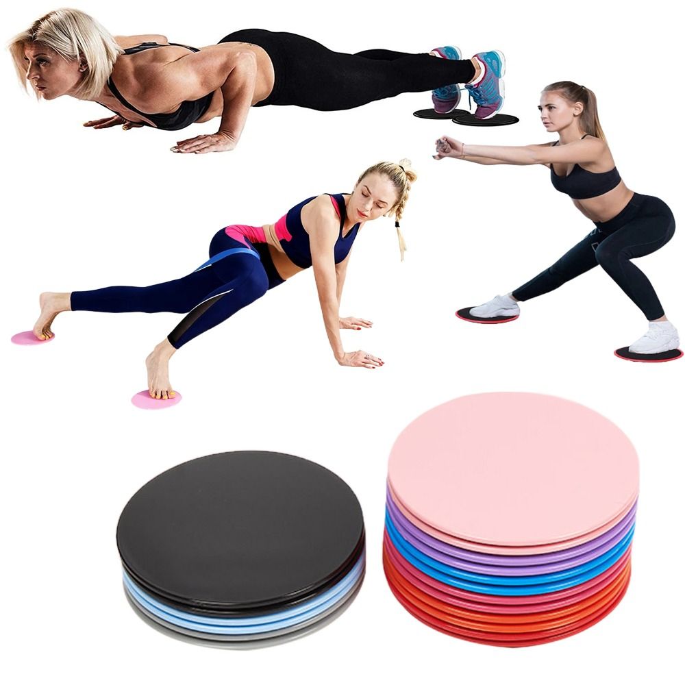 แผ่นเลื่อนร่อนอุปกรณ์เล่นโยคะฟ - Gliding Disc Slider บทวิจารณ์และราคา