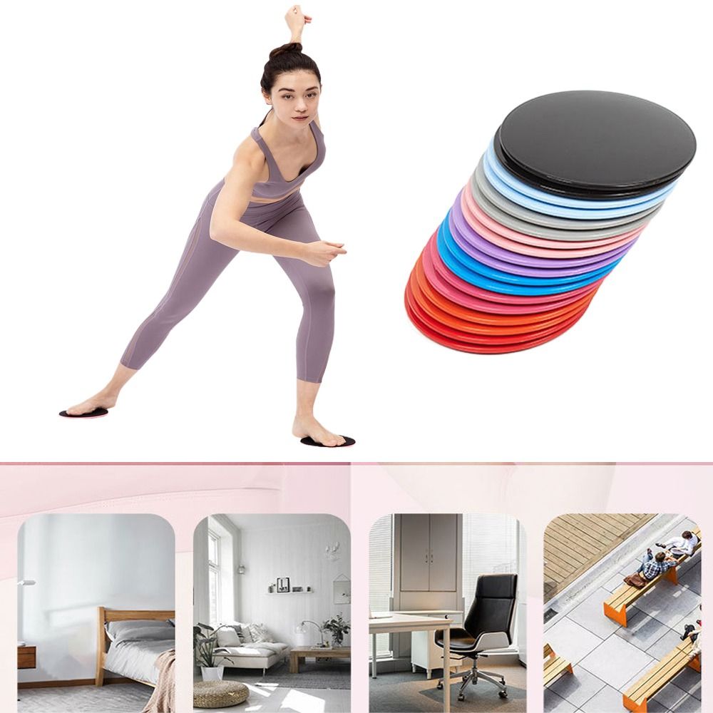 แผ่นเลื่อนร่อนอุปกรณ์เล่นโยคะฟ - Gliding Disc Slider บทวิจารณ์และราคา
