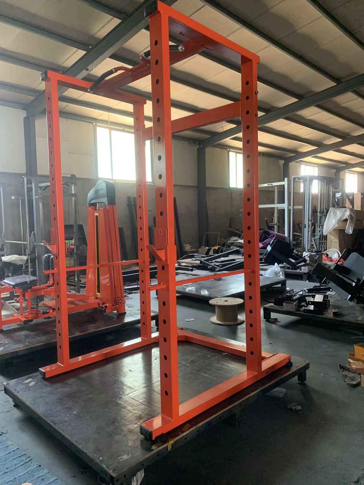 โครงเหล็กยกน้ำหนักและแร็คสควอท - Home Gym Power Rack บทวิจารณ์และราคา